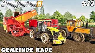 Spraying herbicide, harvesting potatoes | Gemeinde Rade | Farming simulator 19 | Timelapse #23