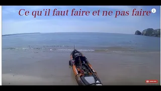 Kayak de pêche, choses à faire et à ne pas faire