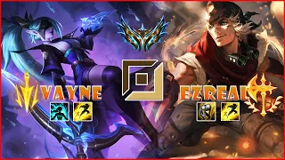 【Han Qian Luo】S12 CN Best AD Vayne Gameplay Vs Ezreal