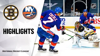 Bruins @ Islanders 2/25/21 | NHL Highlights