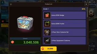 3 MILLION+ BOTTLE CAP for Kama-ZONE Random Box!
