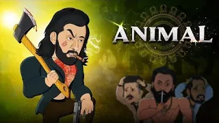 ANIMAL Movie || Insaan Se Jaanwar Tak Ka Safar || Animated Spoof | Cartoon Smash kids videos cartoon