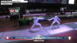 2019 113 T16 05 M E Individual Cali COL GP GREEN FICHERA ITA vs HEINZER SUI