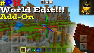 World Edit Add-On In Minecraft Bedrock/Pocket Edition (Add-On Showcase)