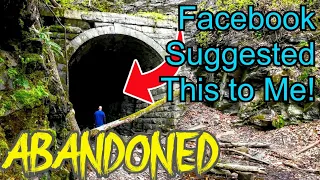 Facebook Sent Me Here! 1877 Abandoned Coburn Tunnel