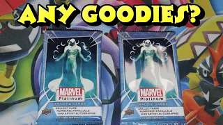 Two Marvel Platinum Blaster Packs2