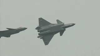 China's Most Advanced Stealth Fighter Jet J-20's Maneuvering Capabilities