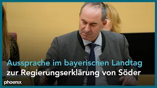 Bayern: Aussprache zur Regierungserklärung von Ministerpräsident Markus Söder (CSU) | 05.12.23