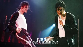 Michael Jackson | Billie Jean Oslo 1992 VS Bremen 1992