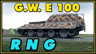 G.W. E 100 - 7 Kills - 9.3K Damage - World of Tanks Arty RNG Gameplay