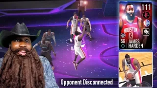 111 OVR JAMES HARDEN CAUSING RAGE QUITS ON PvP! NBA Live Mobile 19 Season 3 Ep. 144