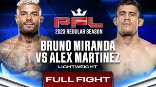 Bruno Miranda vs Alex Martinez | PFL 6, 2023