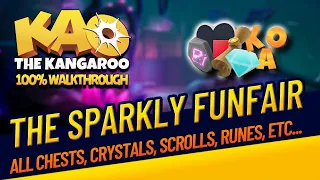 Kao The Kangaroo THE SPARKLY FUNFAIR 100% Walkthrough | All collectible Locations