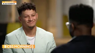 Patrick Mahomes FULL INTERVIEW with Nate Burleson | CBS Mornings