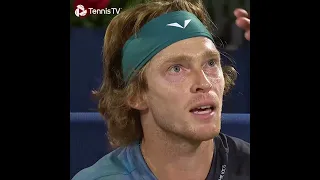 Rublev Disqualified In Dubai Semifinals After Shouting In Line Judge's Face