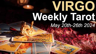 VIRGO WEEKLY TAROT READING "SOMEONE IS ABOUT TO BECOME VERY HAPPY VIRGO!" May 20th to May 26th 2024