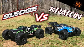 Traxxas Sledge VS Arrma Kraton COMPARISON. Is The Sledge Worth $200 More?