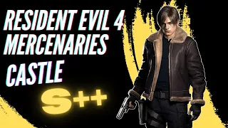 Resident Evil 4 | Mercenaries | Rank S++ | CASTLE - LEON Gameplay