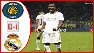 INTER VS REAL MADRID   0-1 HIGHLIGHTS   UEFA Champions League 2021 22 Matchday 01