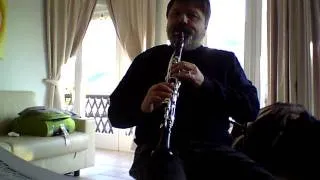 practicing Beethoven 4....... ;-) Corrado Giuffredi, clarinet
