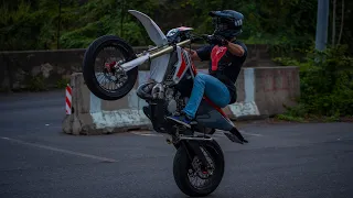 Fantic xe 125 wheelie ride