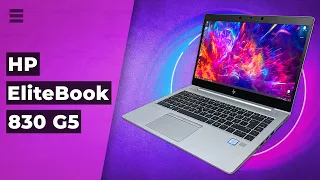 Обзор 💻 HP EliteBook 830 G5 - стильный офисный 📊 ноутбук intel core i5