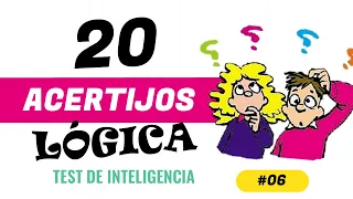 Acertijos de lógica con respuesta🔆 Test de inteligencia 💪 20 preguntas y respuestas 🔆Trivia IQ #6