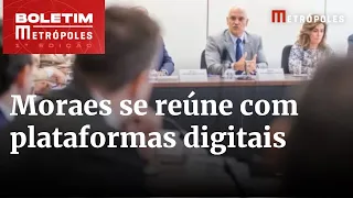 Moraes cobra regulação e diz que redes foram instrumentalizadas em 8/1  | Boletim Metrópoles 1º