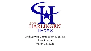 Civil Service Meeting - 3/23/2021