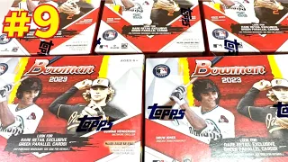 2023 BOWMAN BASEBALL CARDS PLACE 9th IN THE TOP 40 COUNTDOWN!