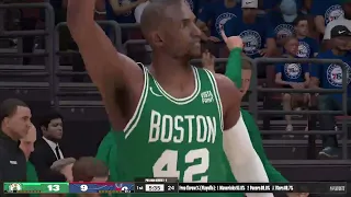 NBA 2K24 Gameplay: Playoff mode - Boston Celtics vs Philadelphia 76ers - (Xbox Series X) [4K60FPS]