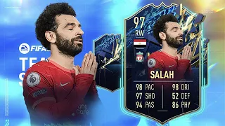 FIFA 22: MOHAMED SALAH 97 TOTS PLAYER REVIEW I FIFA 22 ULTIMATE TEAM