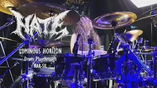 HATE - Luminous Horizon (NAR-SIL drum playthrough)