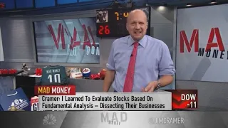 Cramer teaches investors how to use charts to detect a phony rally on Wall Street