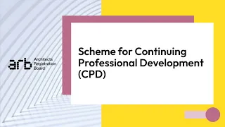 ARB's Continuous Professional Development scheme Q&A Webinar