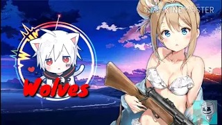 [Nightcore] - wolves (version french) cover sara'h & Lenny Kim