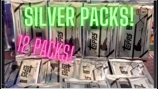 Silver packs from 2023 Topps Series 1 ** 12 Chrome Mojo Silver Packs! **