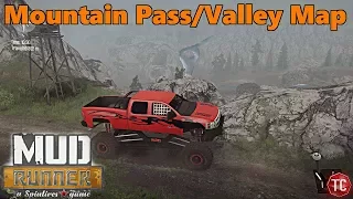 SpinTires Mud Runner: NEW Mountain Pass/Valley Map