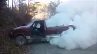 Rednecks destroy truck!!!