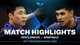 Jang Woojin vs Kanak Jha | MS | WTT Contender Muscat 2022 (SF)