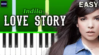 Indila - Love Story - Piano Tutorial [EASY]