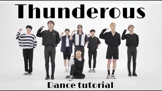 [Stray kids - thunderous] Dance Tutorial Mirrored Slow