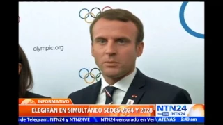 “El pueblo francés está listo para recibir los Juegos Olímpicos 2024”: Emmanuel Macron, presidente