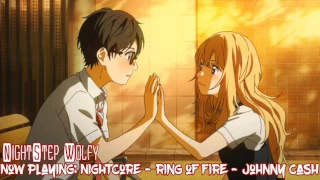 Nightcore - Ring of Fire [Johnny Cash]