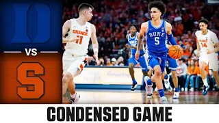 Duke vs. Syracuse Condensed Game | 2022-23 ACC Men’s Basketball