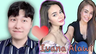 korean reacting to IVANA ALAWI rate her outfit VLOG * my heart went OOPS * so beautiful my LODI..