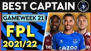 FPL Double Gameweek 21 Best Captain | Fantasy Premier League Tips 2021/22