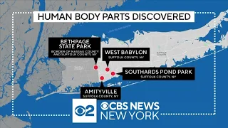 4 charged after body parts found on Long Island