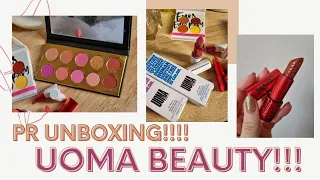 UOMA BEAUTY / UOMA BY SHARON C : PR Unboxing!! | Altogetheralanna