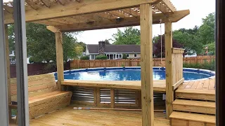 Building Deck around above ground pool